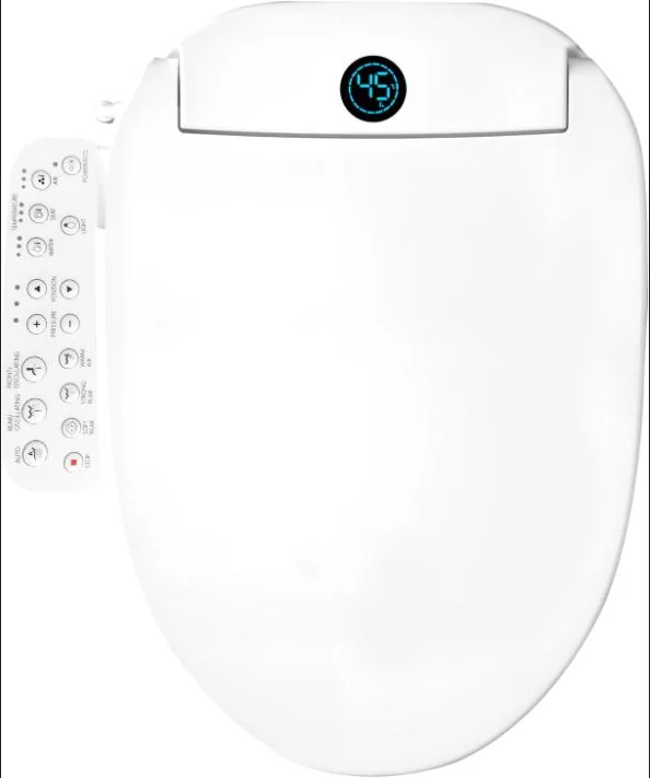 Bostar Asiento de Inodoro Inteligente Eléctrico Forma V — 5 Modos de Limpieza con Pantalla Digital
