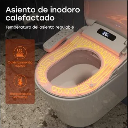 Foto 7 de HOROW Asiento de Bidé Electrónico con Filtro de Agua y Control en el Reposabrazos