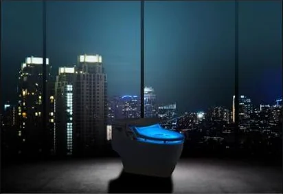 Foto 3 de LEEVENTUS J430R — Bidé Electrónico Alemán con Depósito de Auto-Vaciado y Boquilla LED de Acero Inoxidable