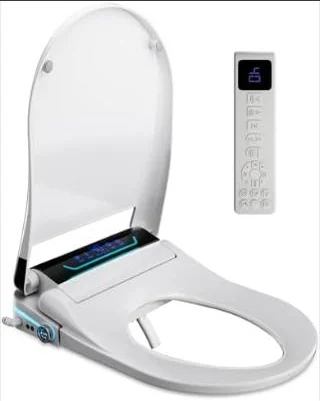 Foto 2 de Sanyipace Bidé Electrónico con Tapa Automática y Control Dual — Asiento de Inodoro Inteligente