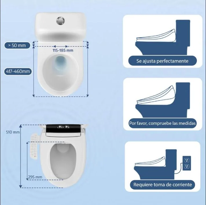 Foto 7 de TokyoSeat Confort y Elegancia — Asiento Inodoro Inteligente con Chorro de Agua Caliente