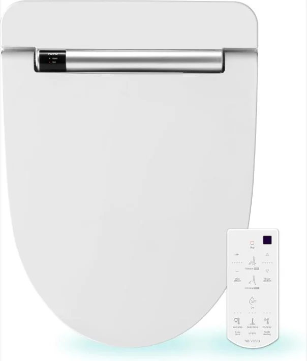 VOVO STYLEMENT VB-4000SE — Asiento de Bidé Electrónico Alargado con Desodorización Automática y Esterilización UV